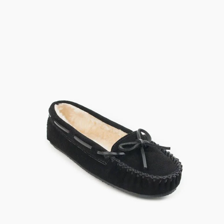 Women's Cally Low Moc Slipper in Black