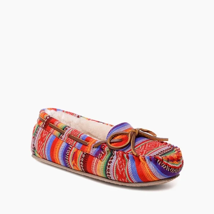 Cally Low Moc Slipper in Frisco Stripe