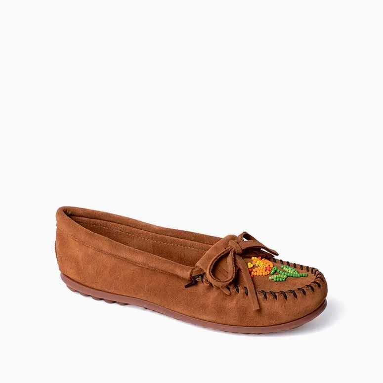 Ziigwan Waabigwan Moccasin in Brown