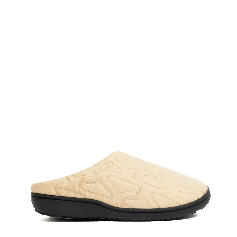 Subu Womens Outline Slipper Beige