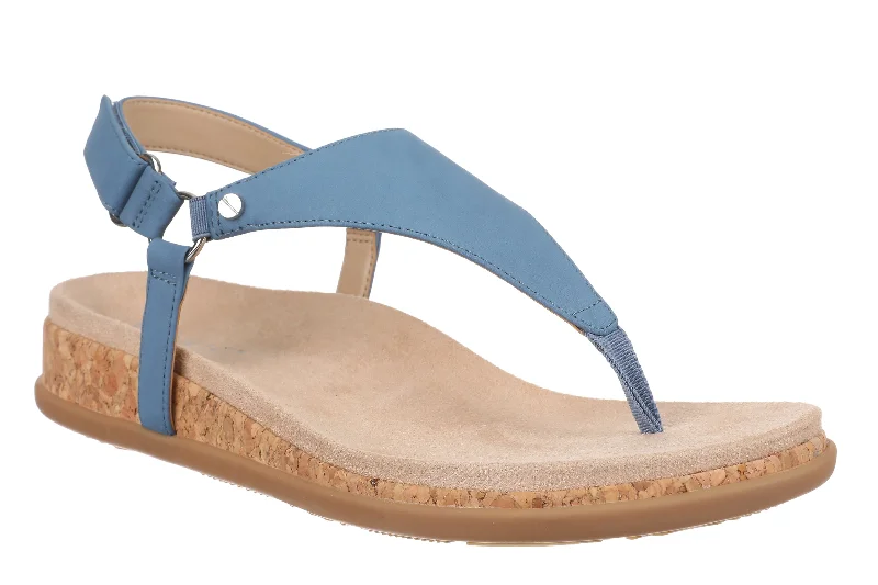 NEW and IMPROVED Kirra Toe Post Walking Sandal in Blue