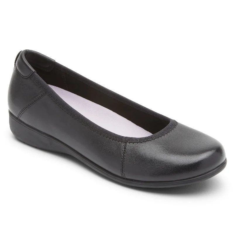 Abbey Ballet Pump in Black CLOSEOUTS