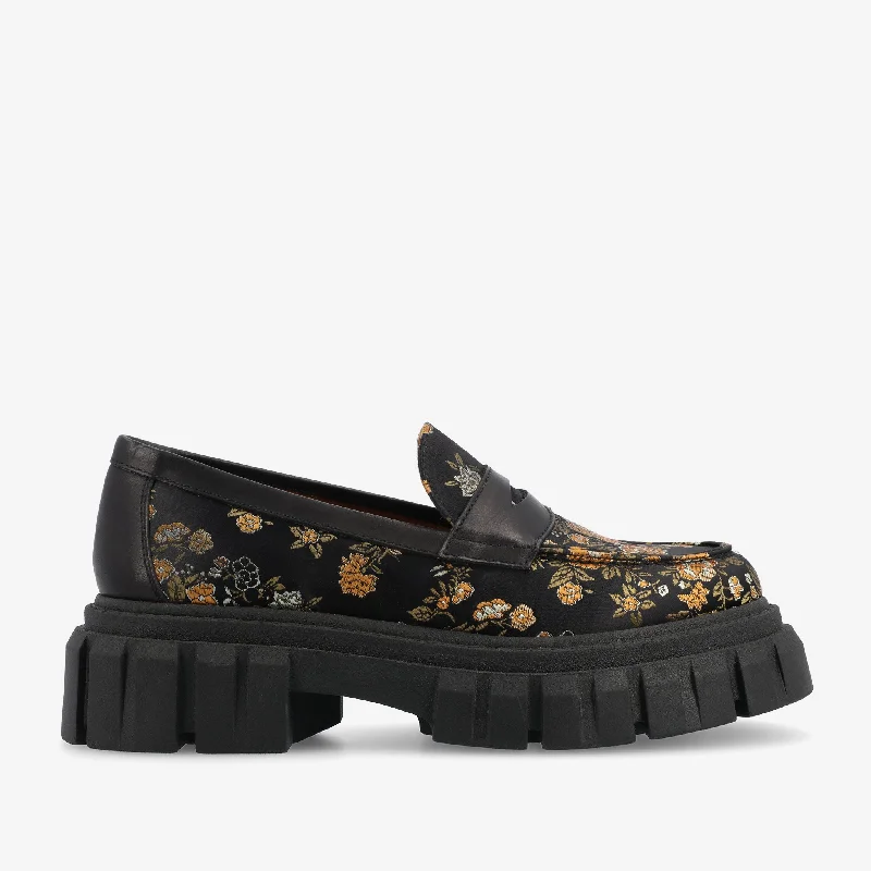 The Flora Loafer in Eden Noir (Last Chance, Final Sale)