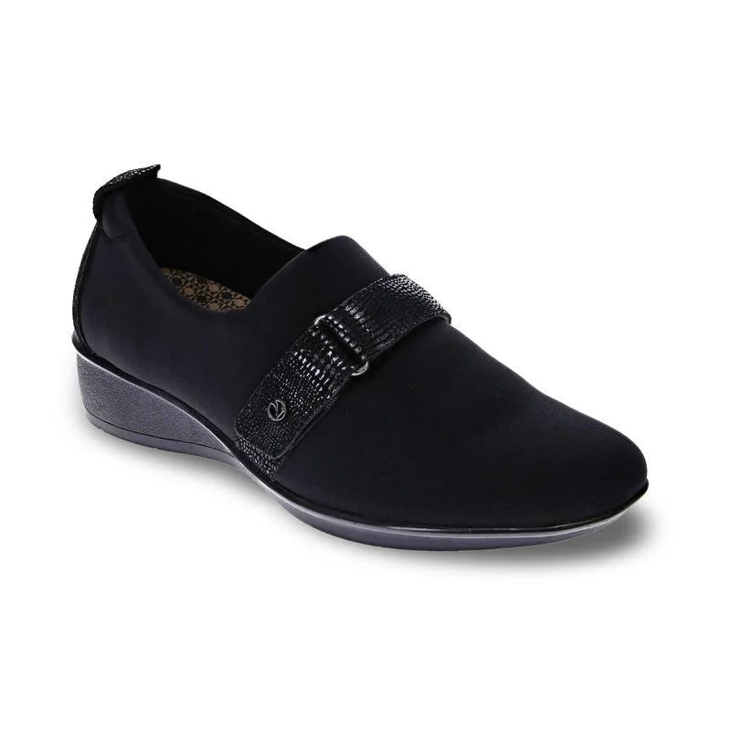 Genoa Stretch Loafer in Black