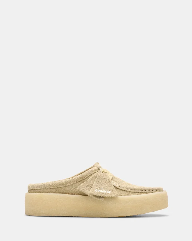 Wallabeecup Lo (W) Maple Hairy Suede