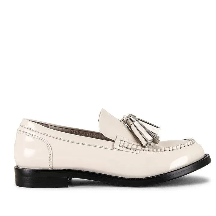 JEFFREY CAMPBELL LECTURE BEIGE LOAFERS