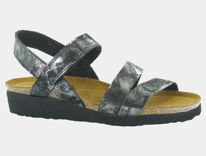 Naot Kayla (Women's) - Metallic Onyx Leather