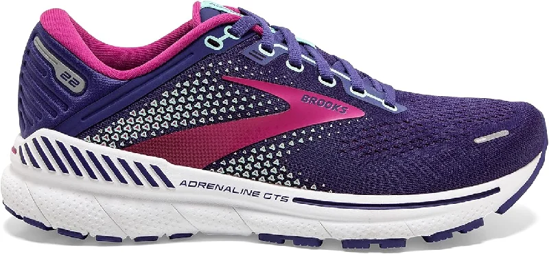 Brooks Adrenaline GTS 22 (Navy/Yucca/Pink) - Women's