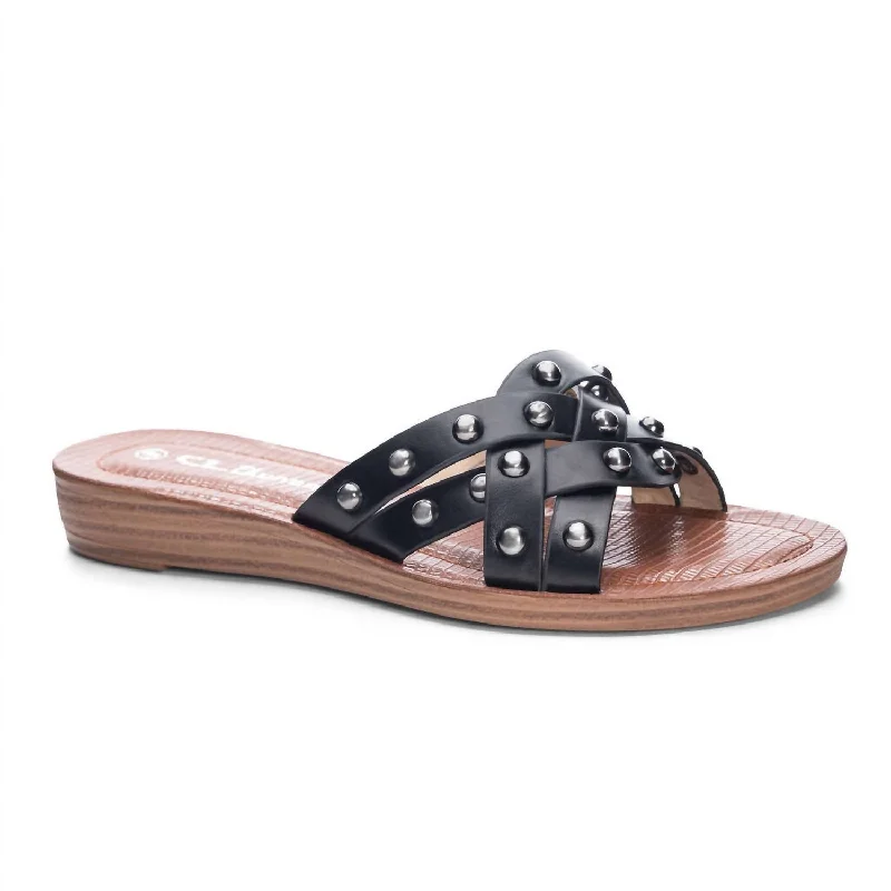 Cassie Aspiring Sandal In Black