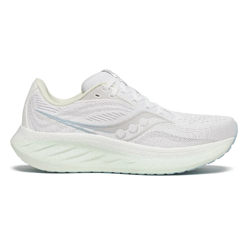 Saucony Ride 18 (White/Lettuce) - Women's