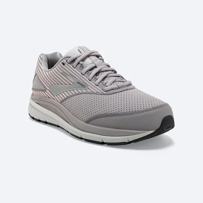 Brooks Addiction Walker Suede (Women's) - Alloy/Oyster/Peach