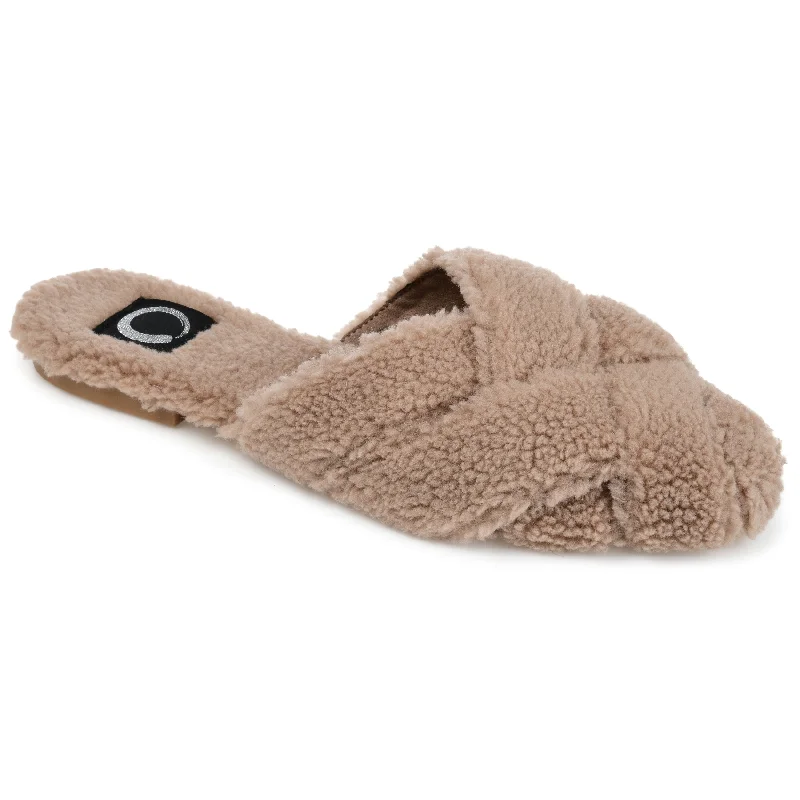 Journee Collection Women's Faux Fur Sereena Slipper