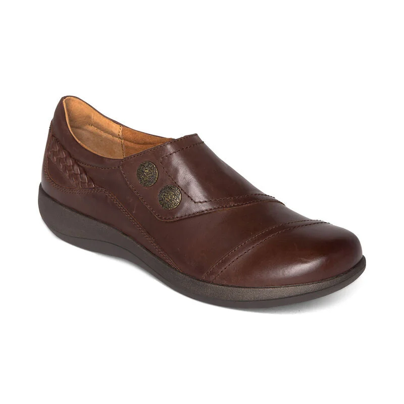 Karina Monk Loafer Wide Width in Brown