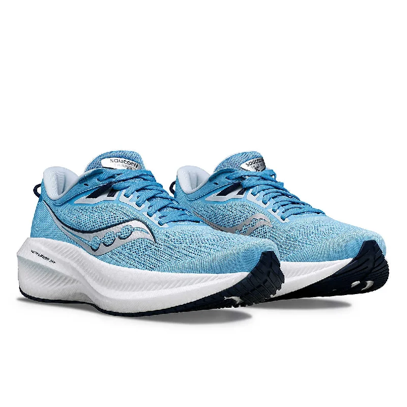 Saucony Triumph 21 (Breeze/Navy) - Women's