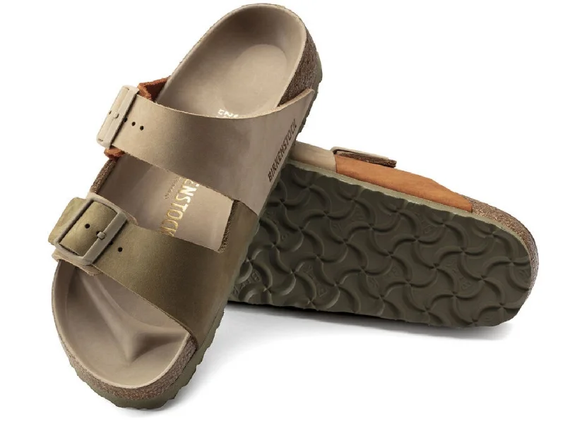 Birkenstock: Arizona Split Sandcastle & Faded Khaki