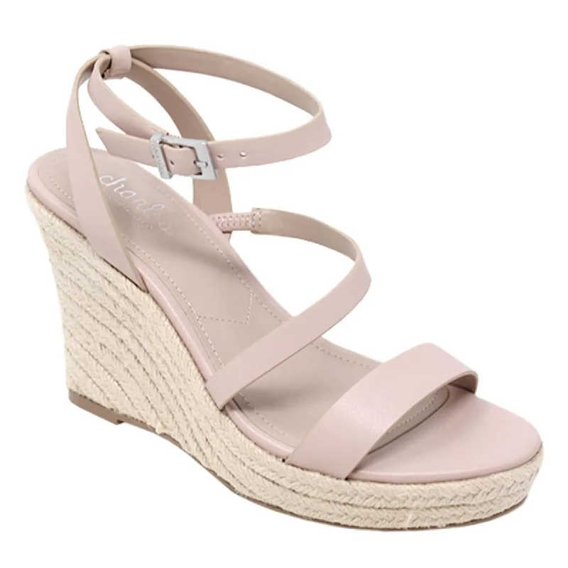 CHARLES by Charles David Lightning Women's Faux Leather Strappy Wedge Sandals