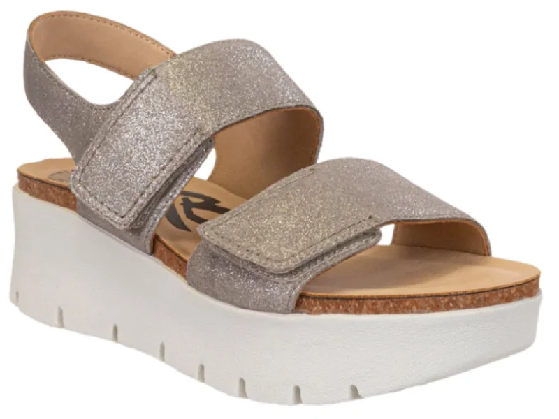 OTBT: MONTANE in SILVER Heeled Sandals