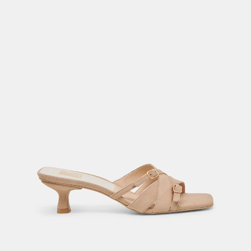 BRYANT HEELS CAMEL SUEDE