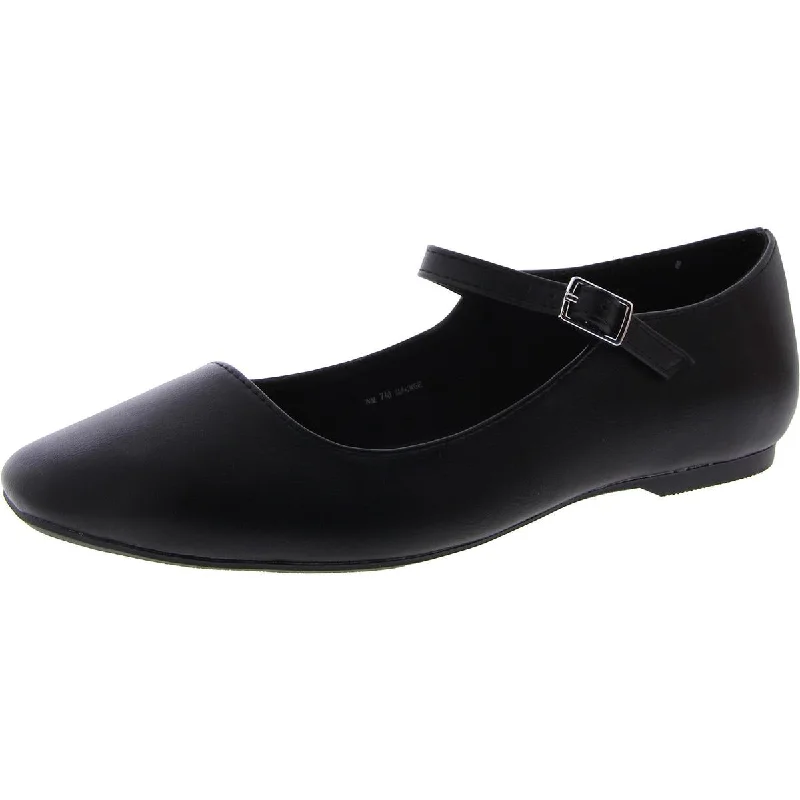 DV By Dolce Vita Womens Mackee Faux Leaher Slip On Mary Janes