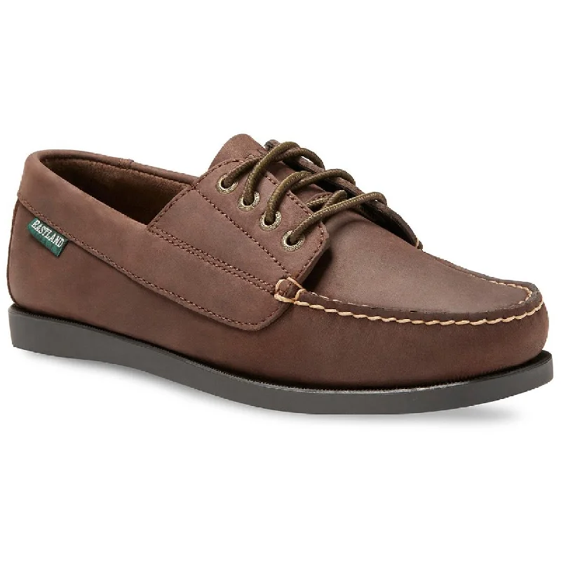 Eastland Womens Falmouth Leather Lace-Up Loafers