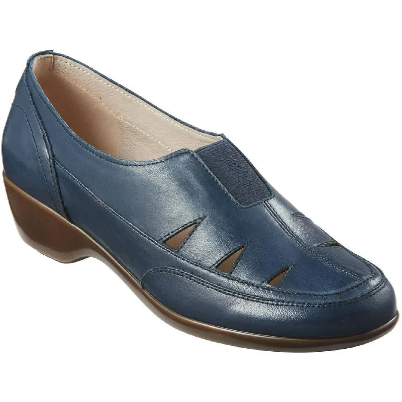 Easy Spirit Womens Daisie Leather Slip-On Loafers