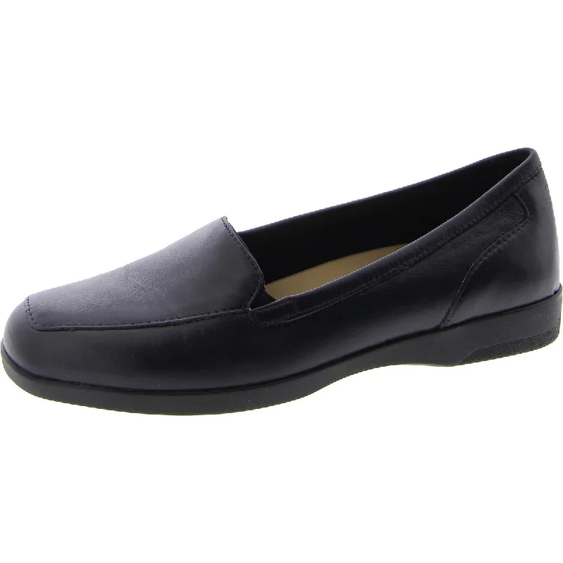 Easy Spirit Womens Devitt Leather Slip On Loafers