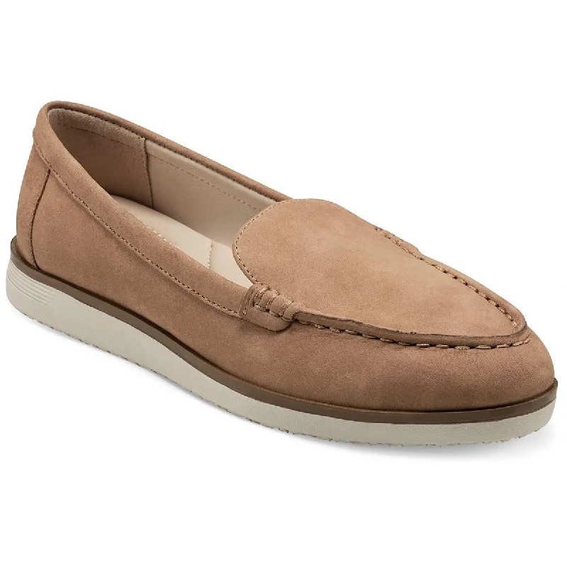 Easy Spirit Womens Shutter Suede Slip-On Loafers