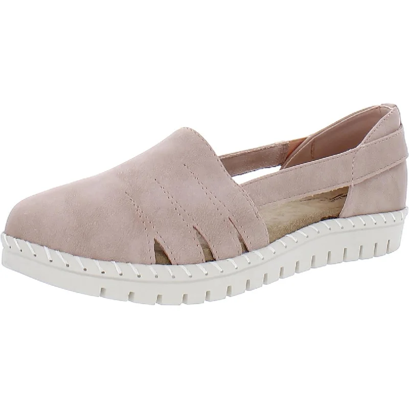 Easy Street Womens Bugsy Pull-on Cut-out Slip-On Sneakers