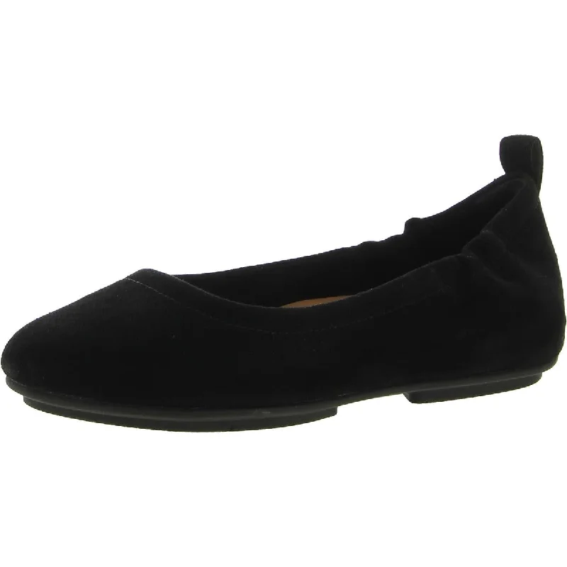 Fitflop Womens Allegro Padded Insole Suede Ballet Flats