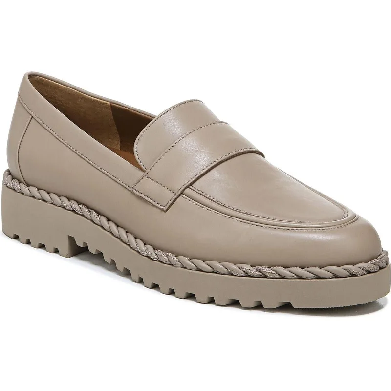 Franco Sarto Womens Carol Lugged Sole Leather Penny Loafers