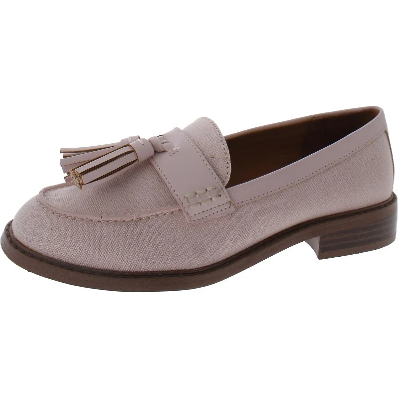 Franco Sarto Womens Carolyn Low 2 Canvas Loafers