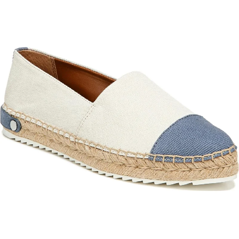 Franco Sarto Womens Casey 2 Canvas Slip On Flats