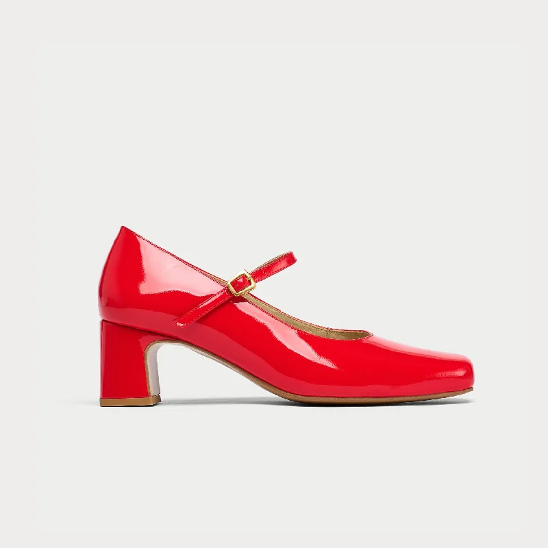 Mary Jane - Poppy Patent Leather