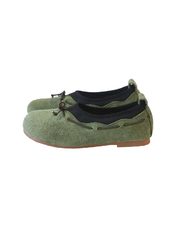 Spring Suede Slip-on Comfortable Flat Shoes