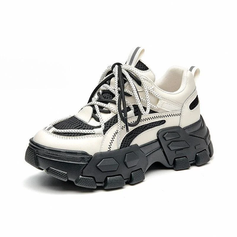 Michella - Chunky breathable and leisurely sneakers