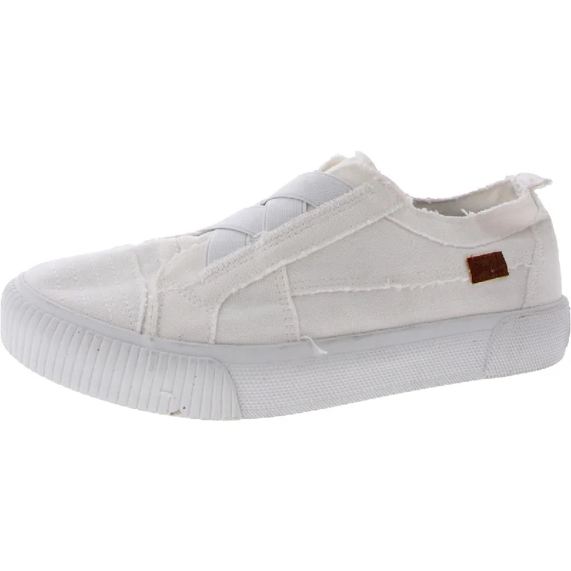 Blowfish Womens Distressed Canvas Slip-On Sneakers