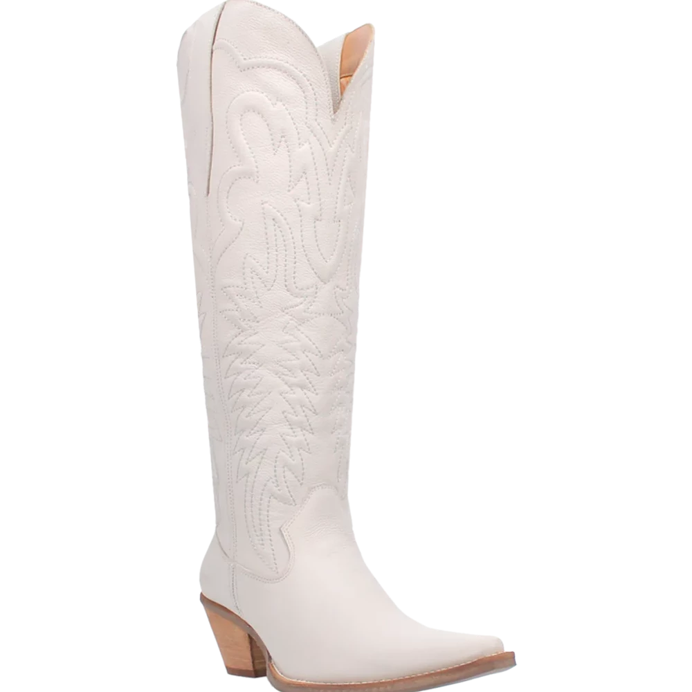 Dingo Women's Raisin Kane Western Boot in White