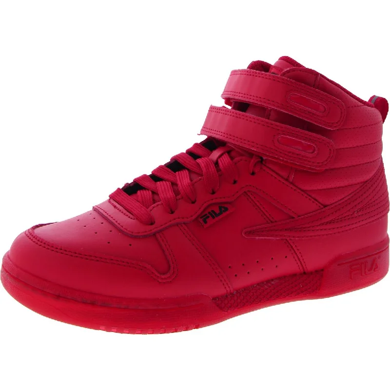 Fila Womens F-14 Leather High-Top Sneakers