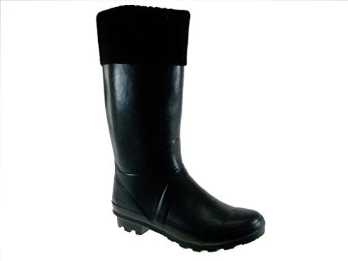 Women's Lara Ribbed Tall Rain Boots