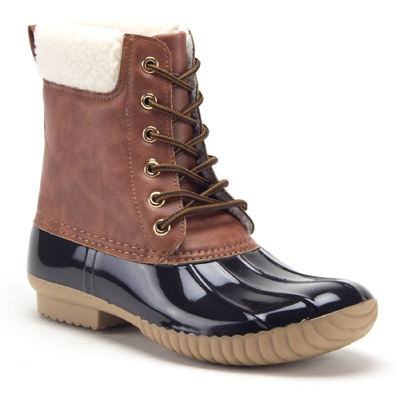 Women's Dylan Lace Up Tall Rain & Snow Winter Duck Boots