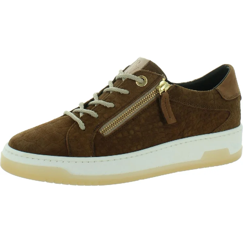 Ron White Womens Suede Zipper Casual And Fashion Sneakers