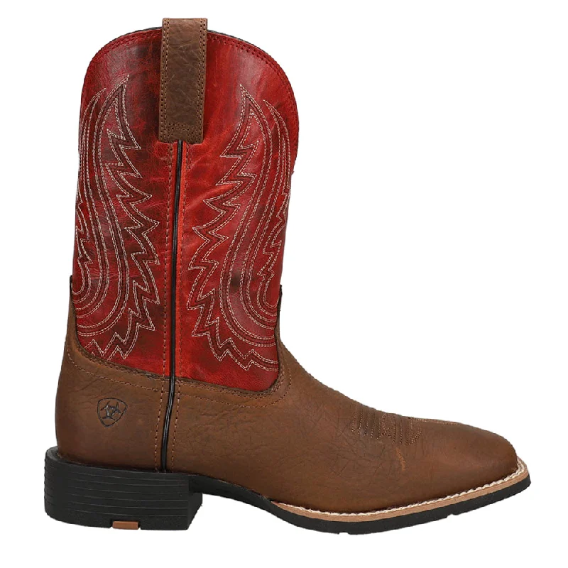 Sport Big Country Embroidered Square Toe Cowboy Boots