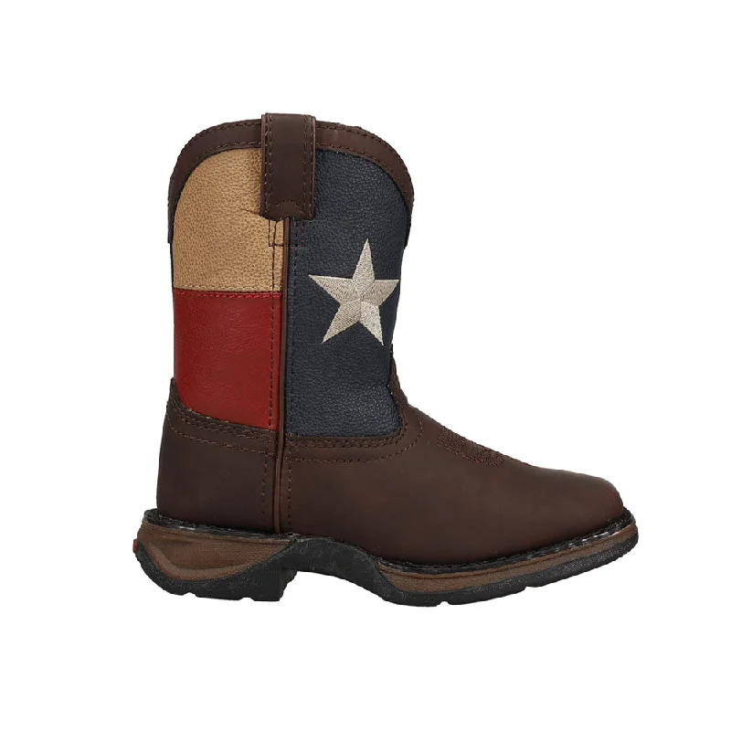 Texas Flag Wellington Square Toe Boots (Toddler-Little Kid)