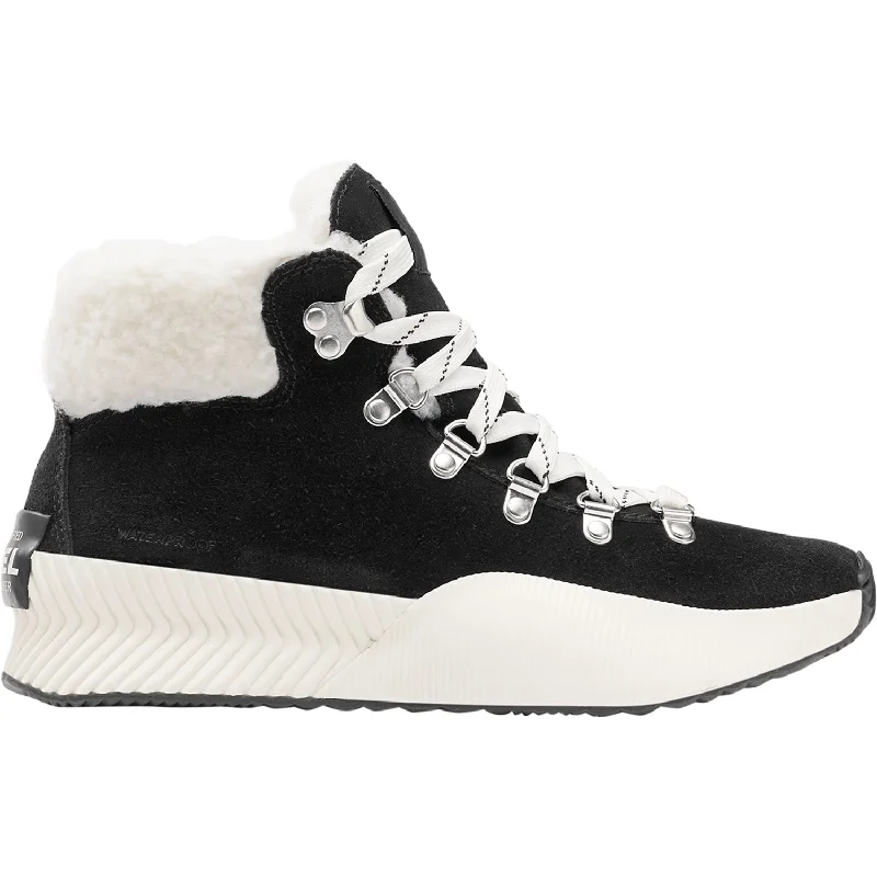 Women's Sorel Out N About III Black/Sea Salt Suede