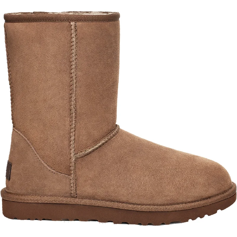 Women's UGG Classic Short II Hickory Sheepskin